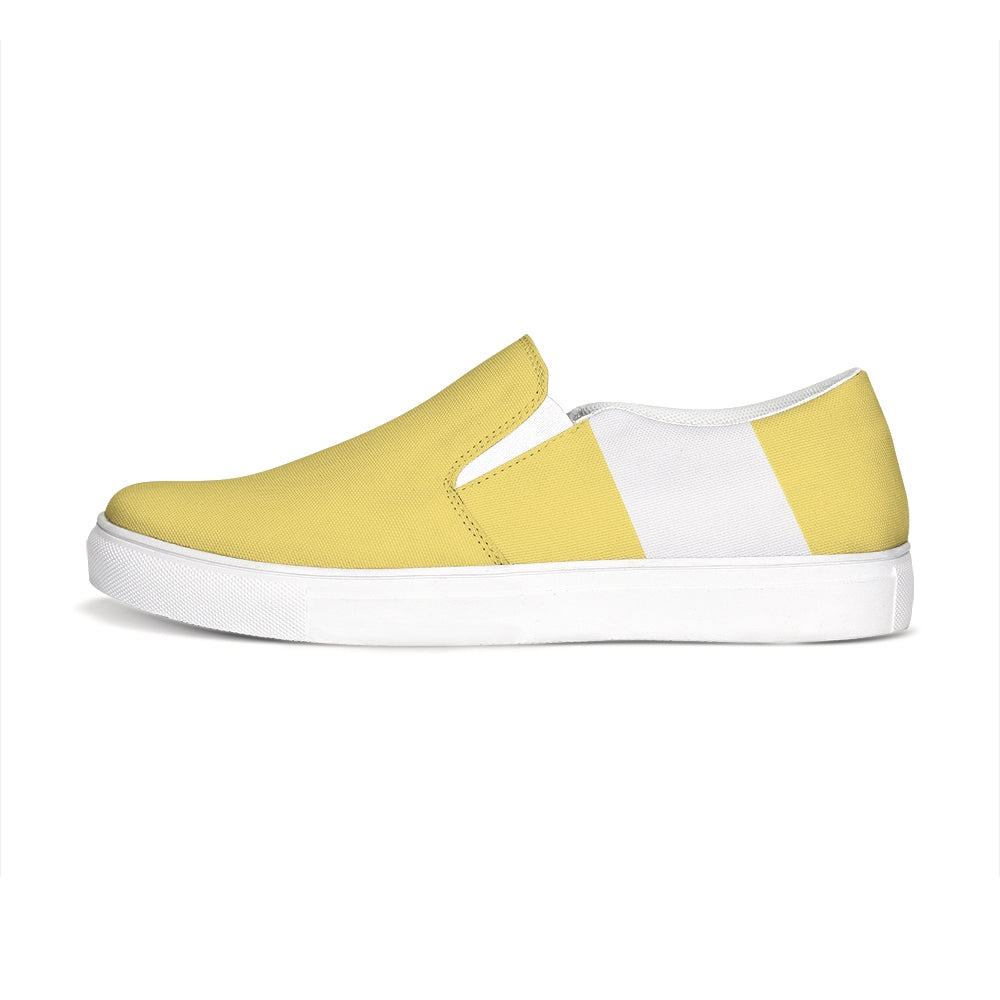 Uppsala Yellow-White Slip-On