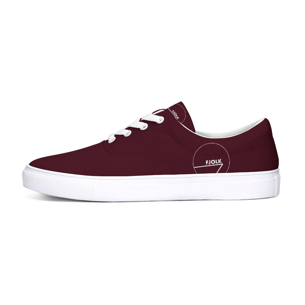 Classic Maroon Lace-Up