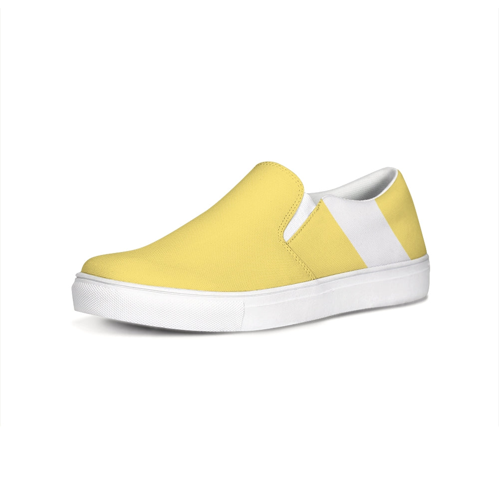 Uppsala Yellow-White Slip-On